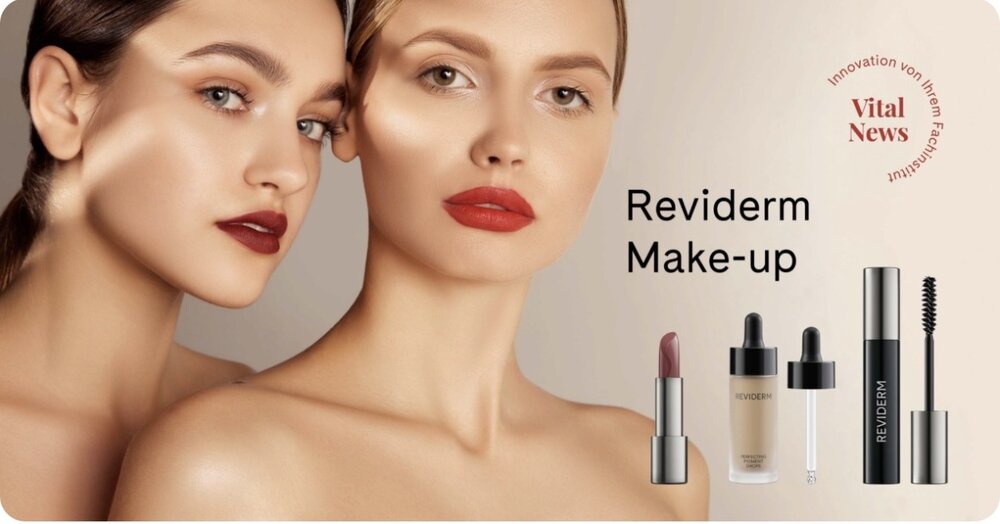 Reviderm make-up: ruž, pigmentne kapi i maskara